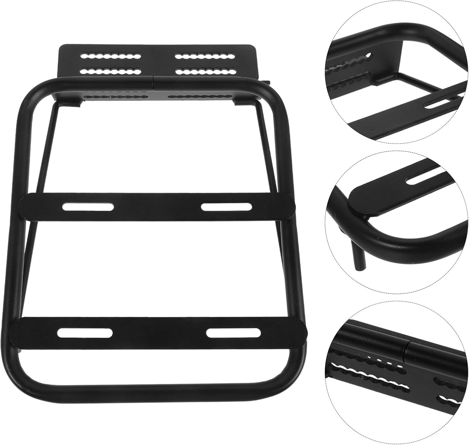 BESPORTBLE Electric Car Trunk Bracket Motorcycle Luggage Rack Motorbike Carrier Rack Aluminum Alloy Material Wear-Resistant Design Convenient for Daily Use Motorbike Accessories