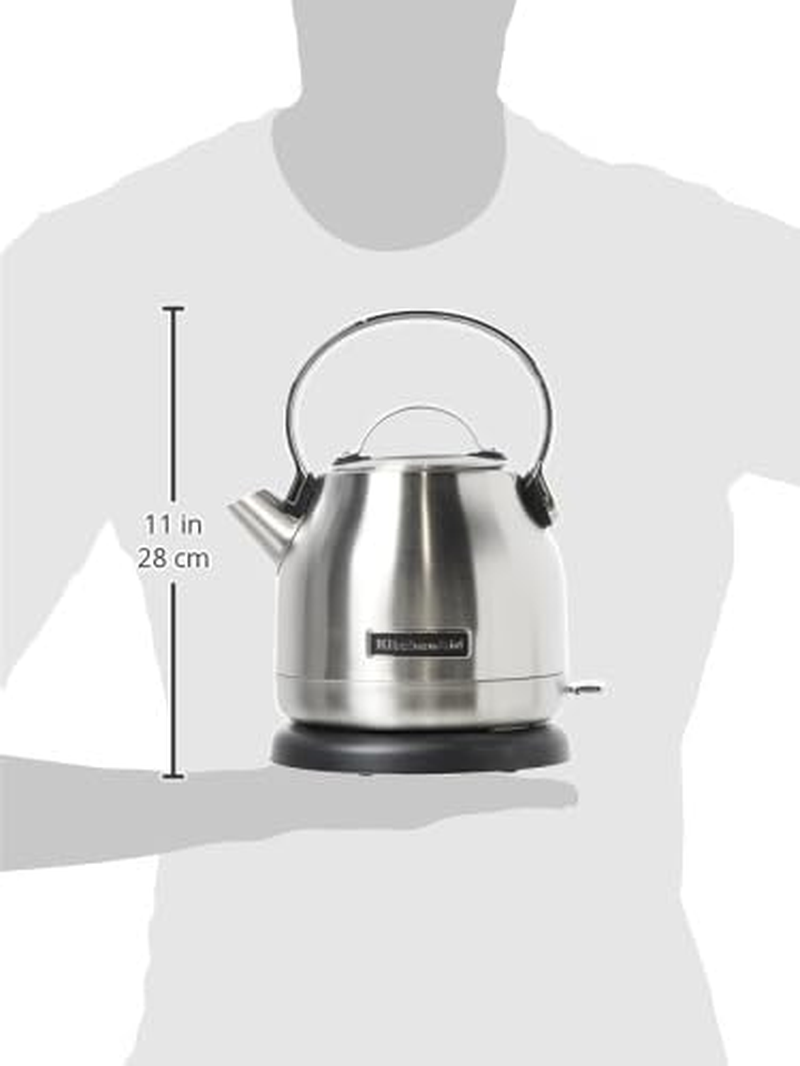 Kitchenaid, Stella 5KEK1222ESX Kettle Brushed Stainless Steel - Almond Cream image number 3