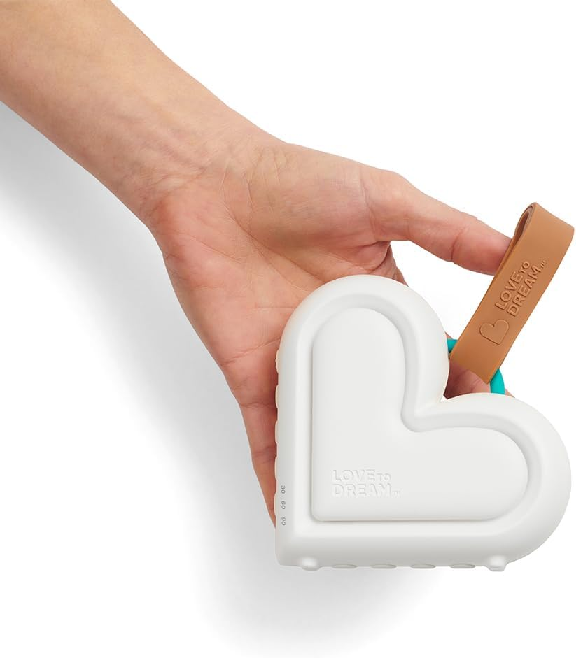 Love to Dream Sleep Machine | Baby White Noise Machine for Sleeping and Relaxing | Noise Therapy with 9 Soothing Infant Sleep Sounds and Baby Night Light | Portable Sound Machine image number 2