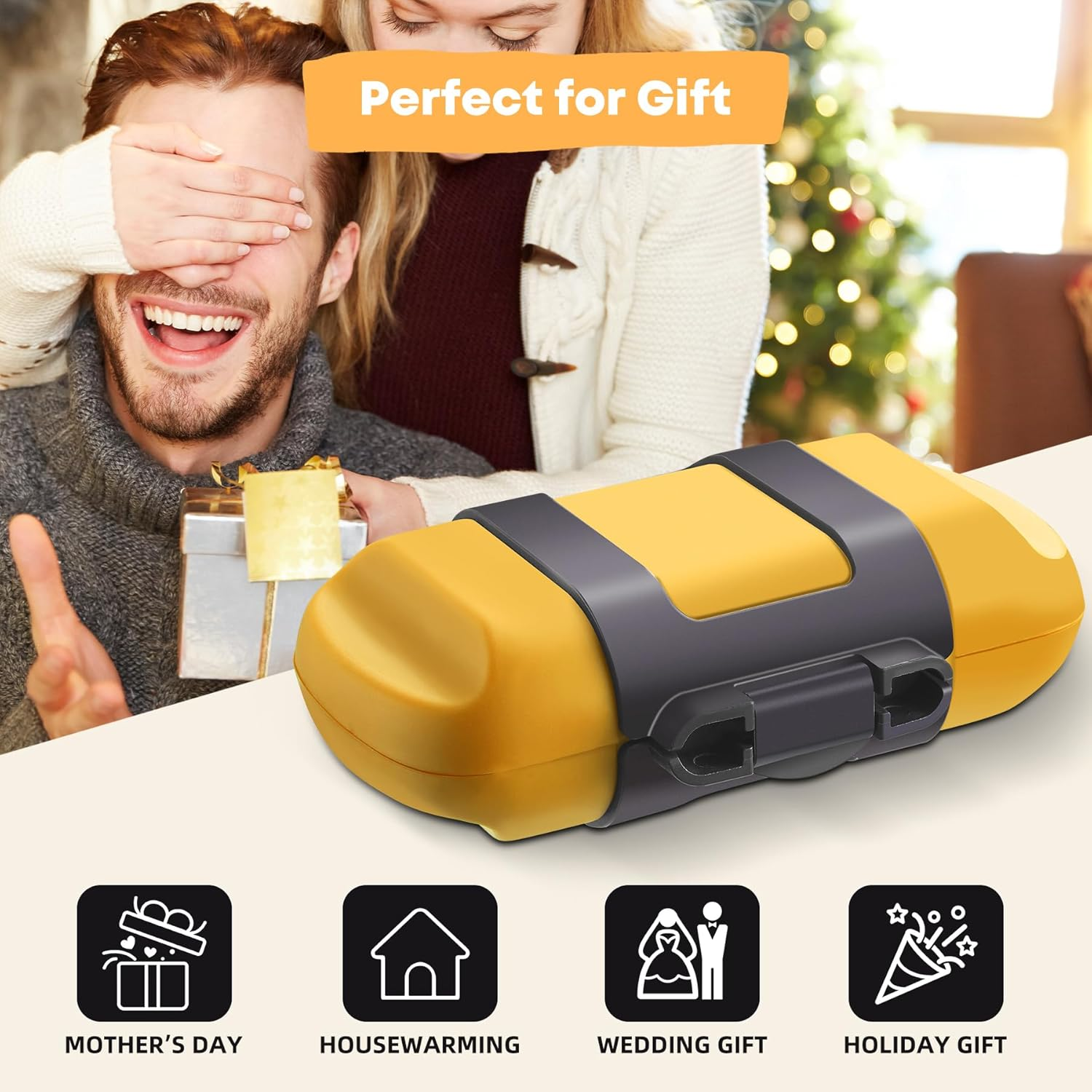 Mico Dingker Microwave Sandwich Maker, Microwave Toastie Maker, Snack Maker & Panini Press, Microwavable Metal, Removable Non-Stick Plates Silicone Microwavable Cookware, Heatwave Technology, Orange - Orange image number 2