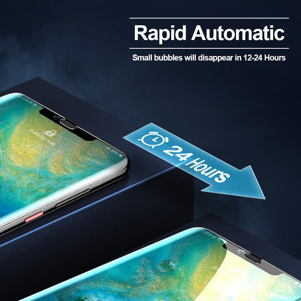 STEXX [2 Pack], for Iphone 12Mini 5.4 Inches Hydrogel Screen Protector Premium Quality Bubble Free, Anti-Sratch High Transparency Flexible Film Protector image number 3