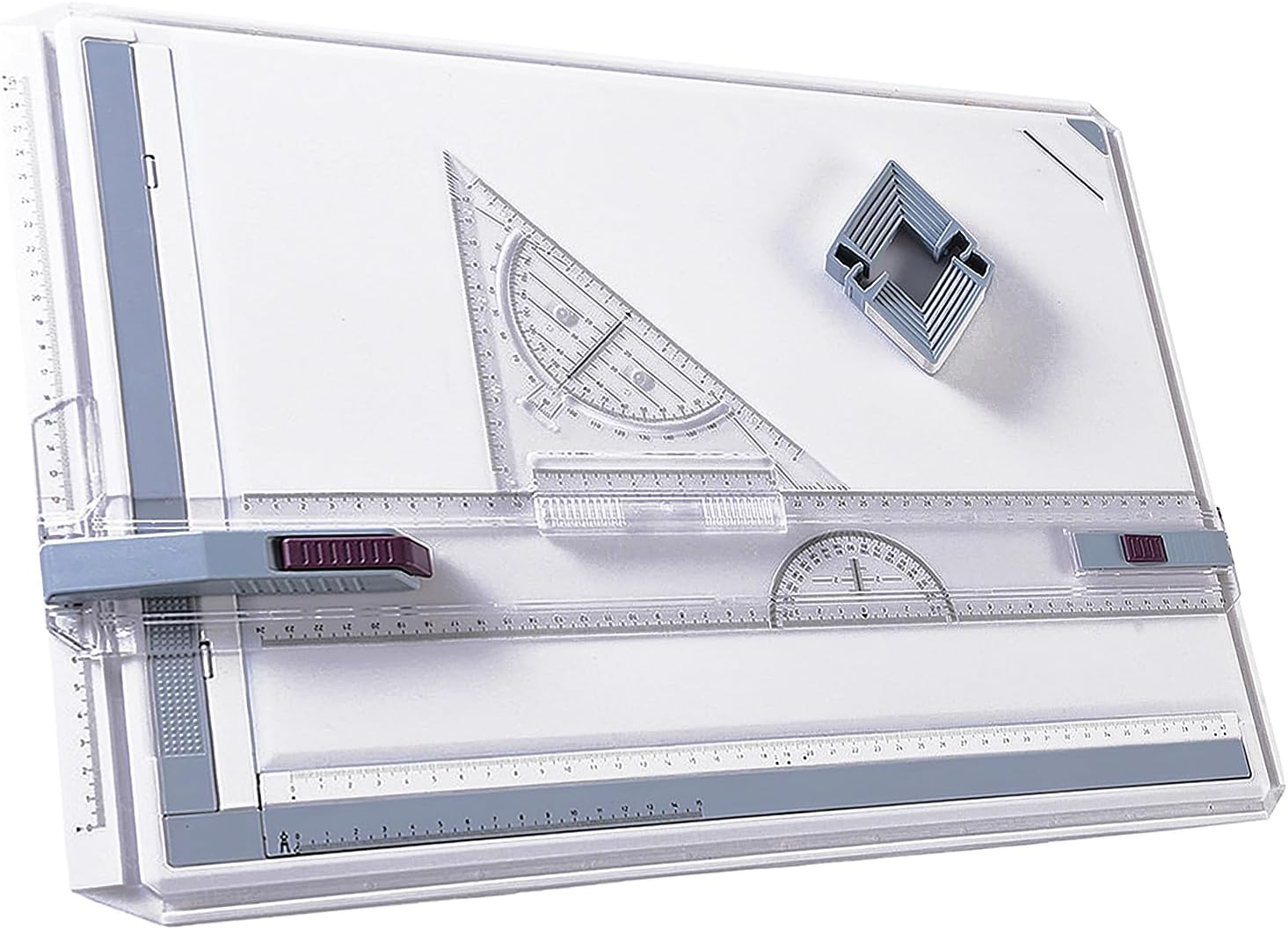 Professional A3 Drawing Board with Adjustable Angle, Parallel Motion System, ABS Plastic - Lightweight and Durable for Drafting, Sketching, and Coloring image number 4