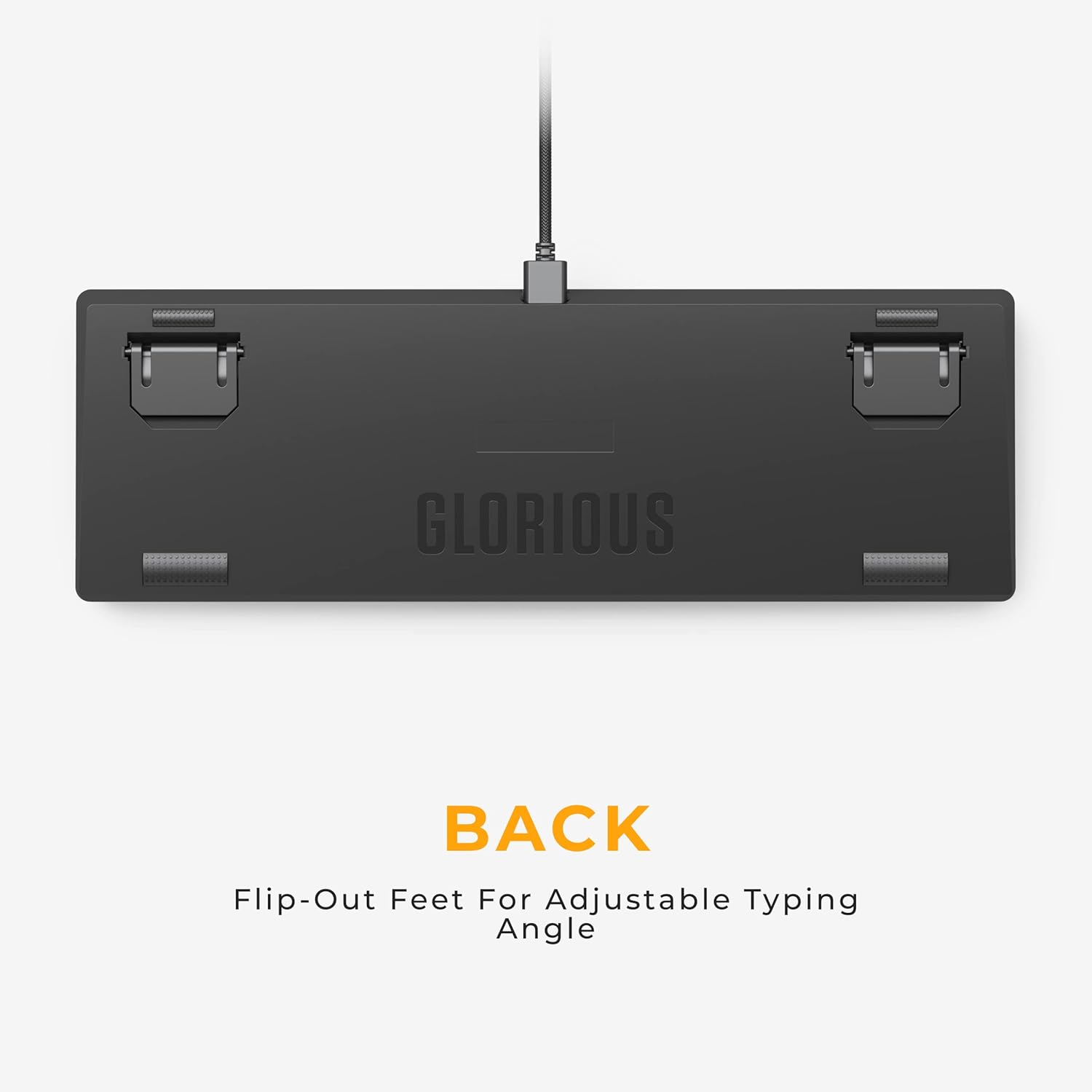 Glorious Gaming Keyboard Mechanical - GMMK 2 - TKL Hot Swappable Mechanical Keyboard, Red Switches, Wired Keyboard, Compact - 65% Percent Keyboard (Black RGB Keyboard) image number 2