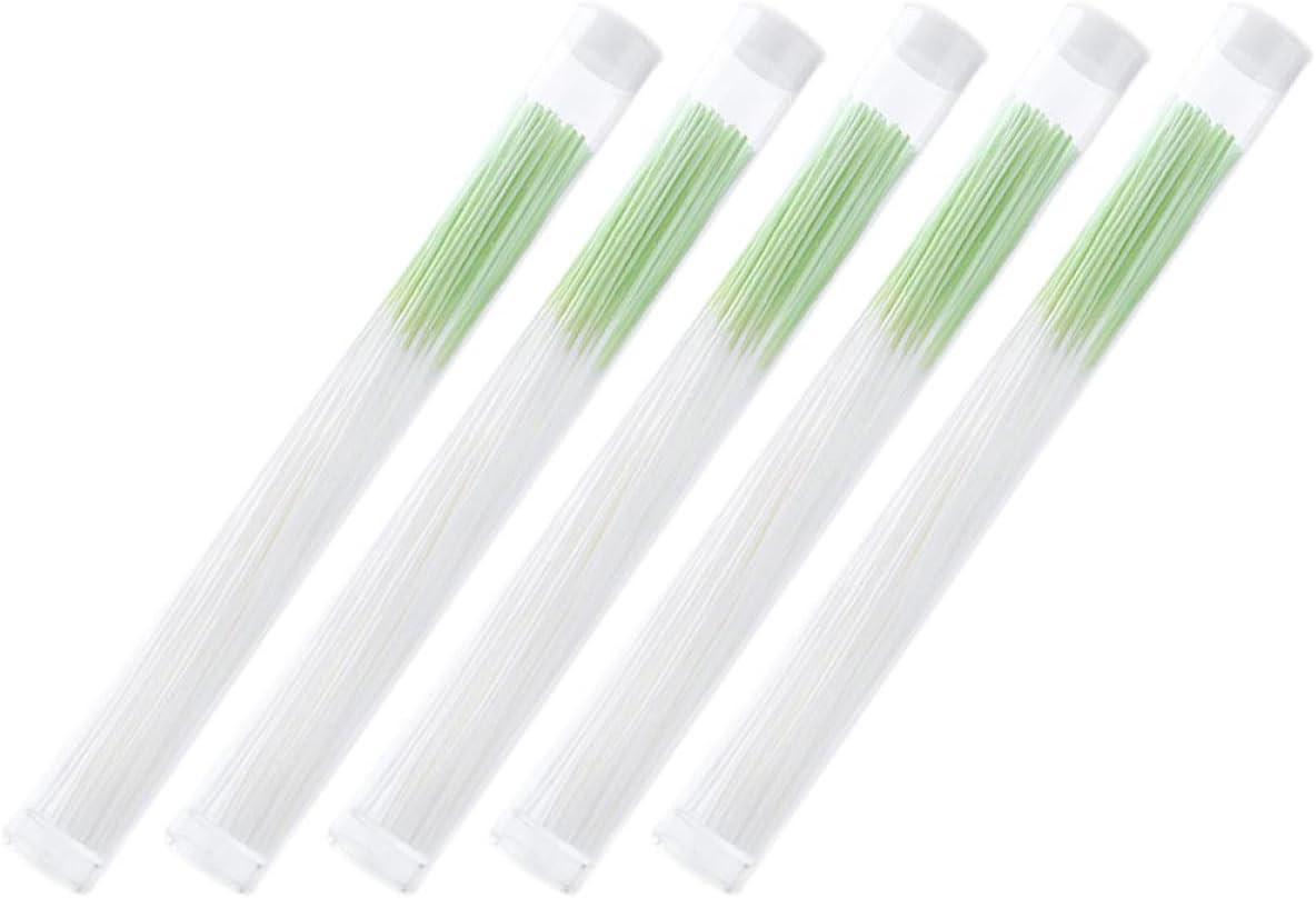Veemoon 350Pcs Ear Piercing Cleaning Floss Set with 70 Reinforced Green Tubes Disposable Ear Hole Washing Lines for Piercing Aftercare and Daily image number 3