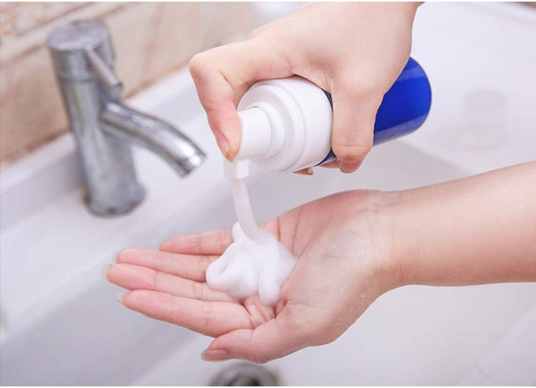 5PCS Foaming Soap Dispensers Pump Bottles Empty Foam Foamer Dispenser Pump Bottles (100Ml,Blue) image number 3