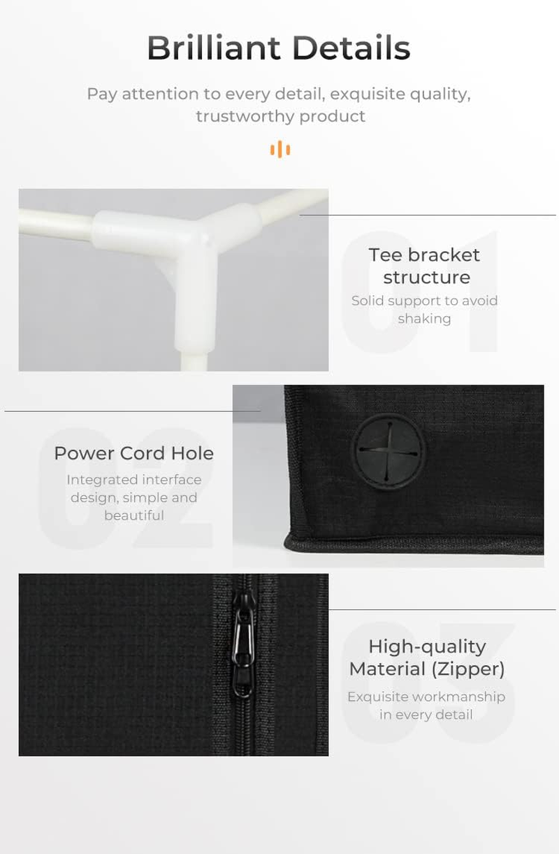 Creality Upgraded Ender 3 Fireproof and Dustproof 3D Printer Enclosure for Ender-2/2Pro/Cp-01/Ender-3/3S/3Pro/Ender-3 V2/Ender-3 Neo/Ender-3 V2 Neo, Constant Temperature Protective Cover Room image number 2