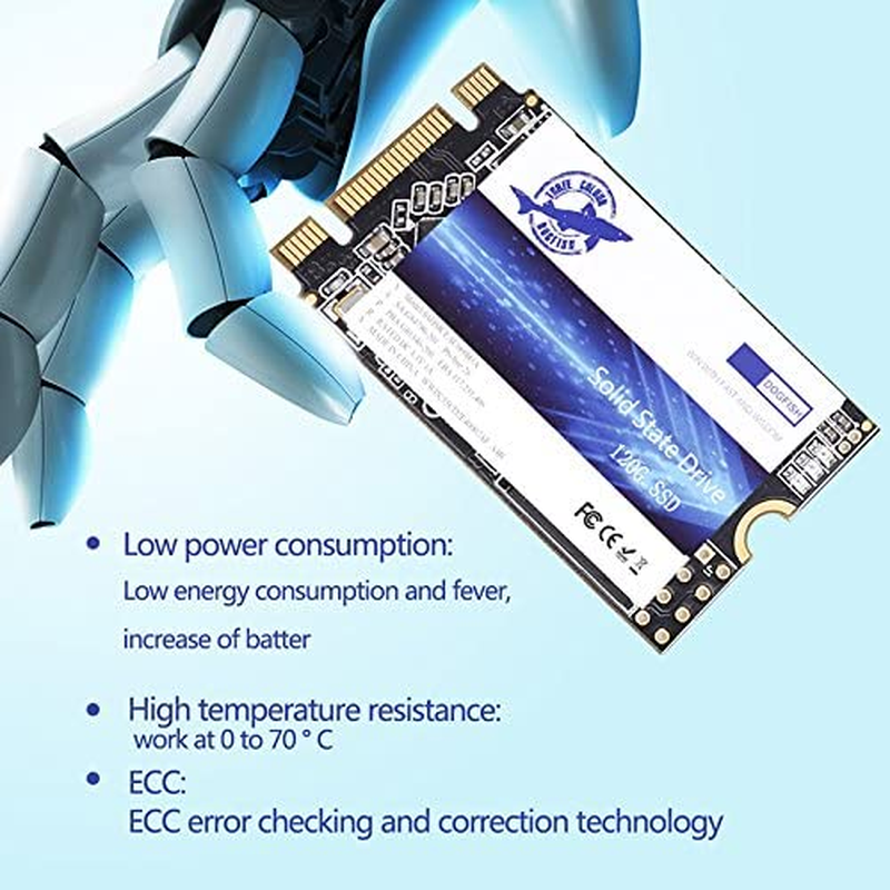 Dogfish M.2 2242 SSD 120GB Internal Solid State Drive Laptop Hard Drive (M.2 2242 120GB)