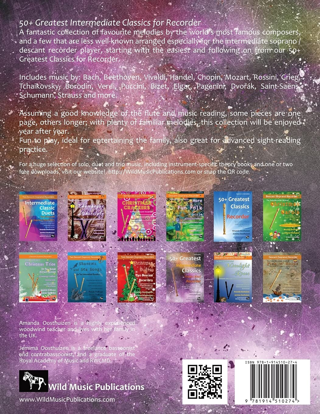 50+ Greatest Intermediate Classics for Recorder: Instantly Recognisable Tunes by the World'S Greatest Composers Arranged Especially for the ... Recorder Player, Starting with the Easiest