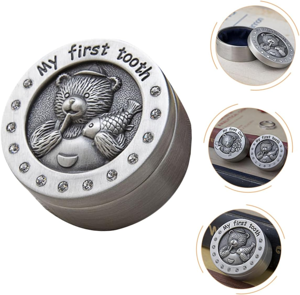 Tooth Box for Milk Teeth Keepsake Box Boys and Girls for for Year Old Boy'S image number 2