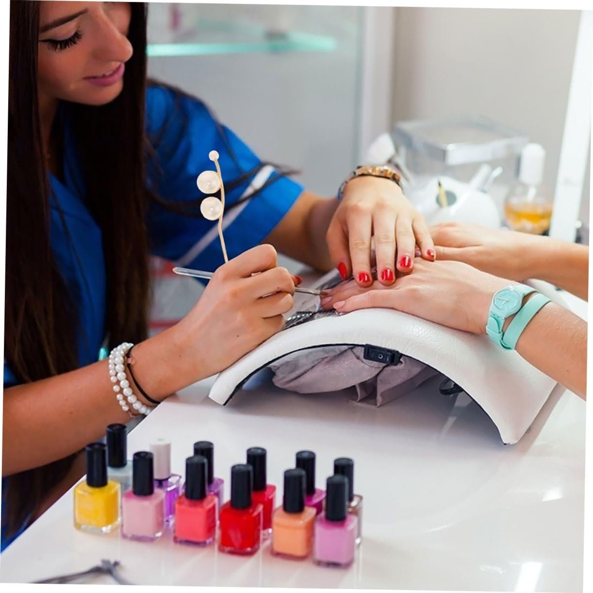 BESTYASH 2Pcs Multi-Functional Nail Art Stirring Rods Japanese Mixing Sticks for Powder and Manicure Tool for Professionals and Enthusiasts image number 6