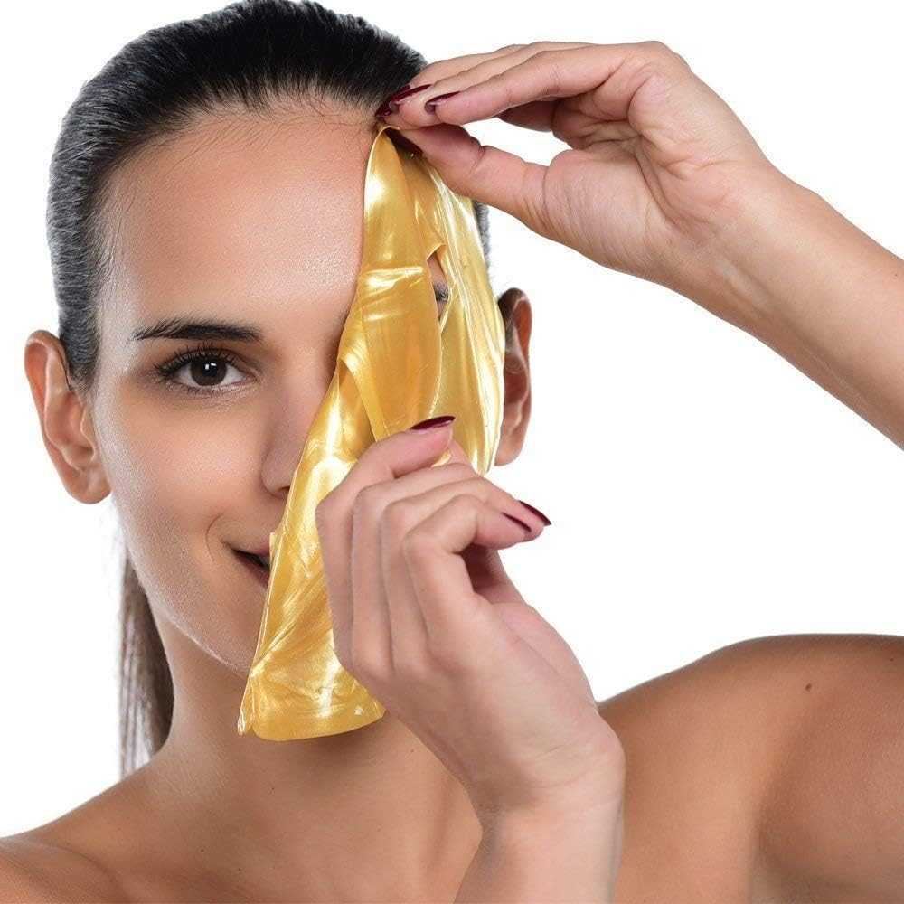 Generic Gold Bio-Collagen Facial Face Mask (5PCS) image number 5