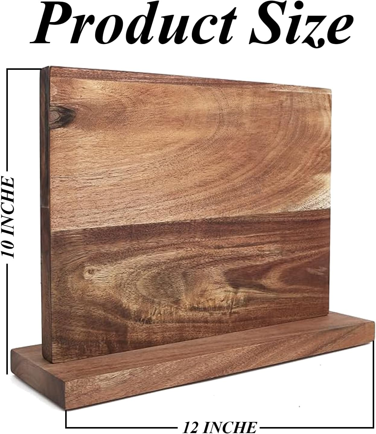 Uniharpa Magnetic Knife Block 12 X 10 Inch Holder Rack Double Side Magnetic Stands with Strong Enhanced Magnet & anti Slip Feet for Safe image number 5