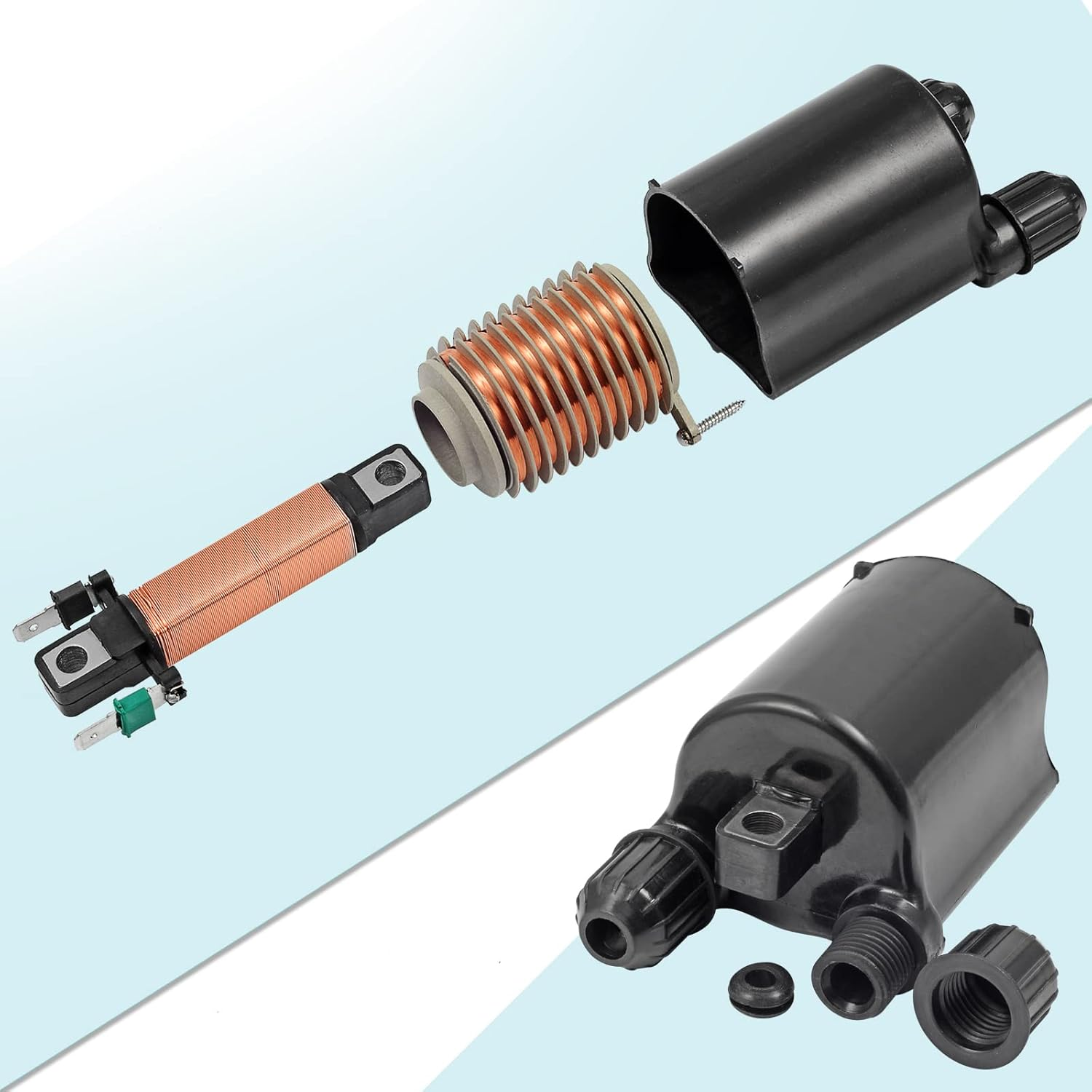 MOTO1988 2Set of Ignition Coil & Spark Plug Cap for Honda Shadow 1100 Shadow Aero 1100 Spirit 1100 Sabre 1100 ACE 1100 VT1100 1987-2007 image number 3