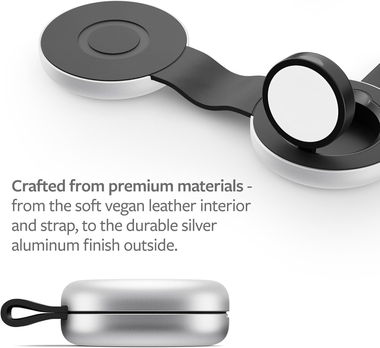 Twelve South Butterfly 2-In-1 USB-C Magsafe Charger - Compact Travel-Friendly Design, Fast-Charges Iphone, Airpods and Apple Watch, Includes USB-C Cable, US Power Adapter + 4 International Adapters image number 2