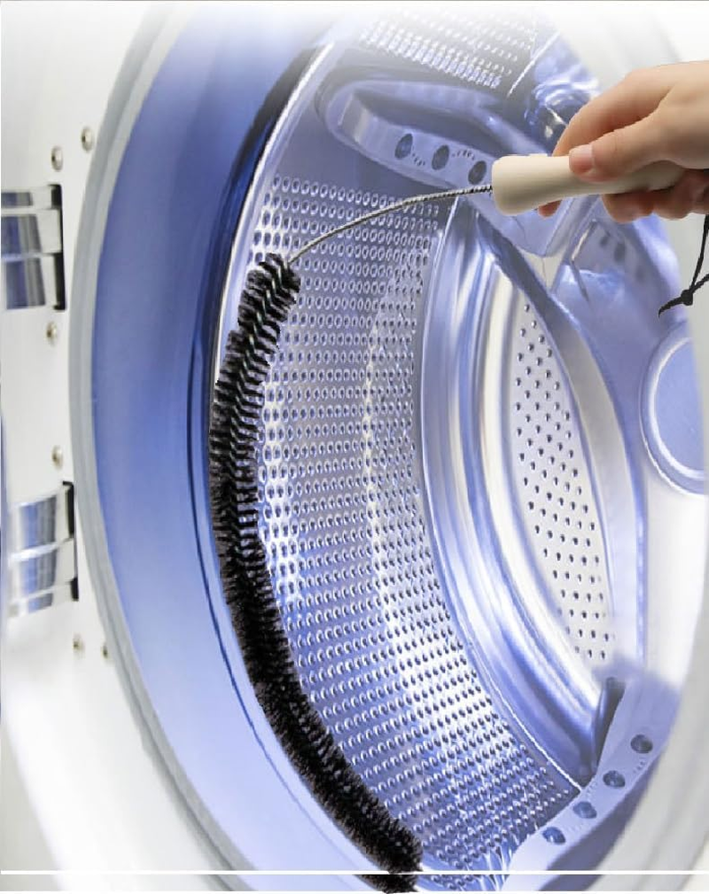 2 Pack Dryer Vent Cleaner Kit Clothes Dryer Lint Brush Vent Trap Cleaner Long Flexible Vacuum Brush Cleaning Supplies Home Essentials