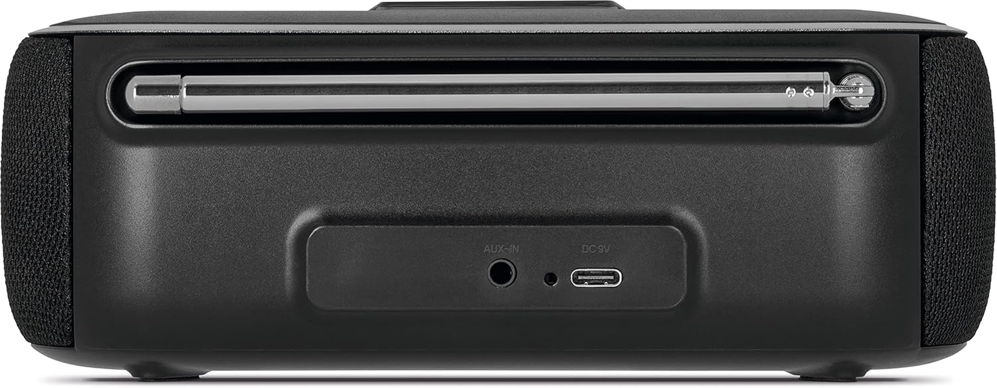 Technisat VIOLA BT 1 Portable Bluetooth Speaker with DAB+ Digital Radio (FM, DAB, Clock, Alarm Timer, Favourite Memory, LCD, Hands-Free Function, Aux-In, Battery, USB-C Charging Cable, 6 W) Black/Grey image number 3