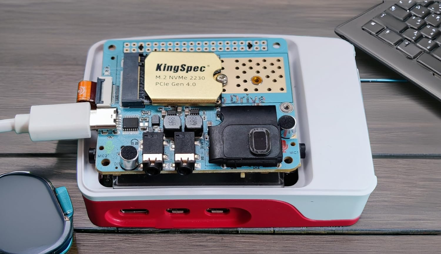 Audio DAC Hat Sound Card (Pi Audio Drive) for Raspberry PI4 All Models Pi Zero / Pi3 / Pi3B / Pi3B+ / Pi2 / Better Quality than USB image number 2