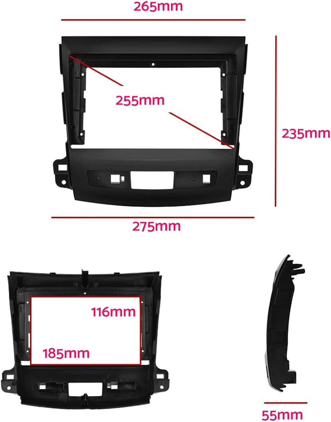 9'' Head Units Touchscreen GPS Carplay Suitable for Mitsubishi Outlander 2005-2011 image number 5