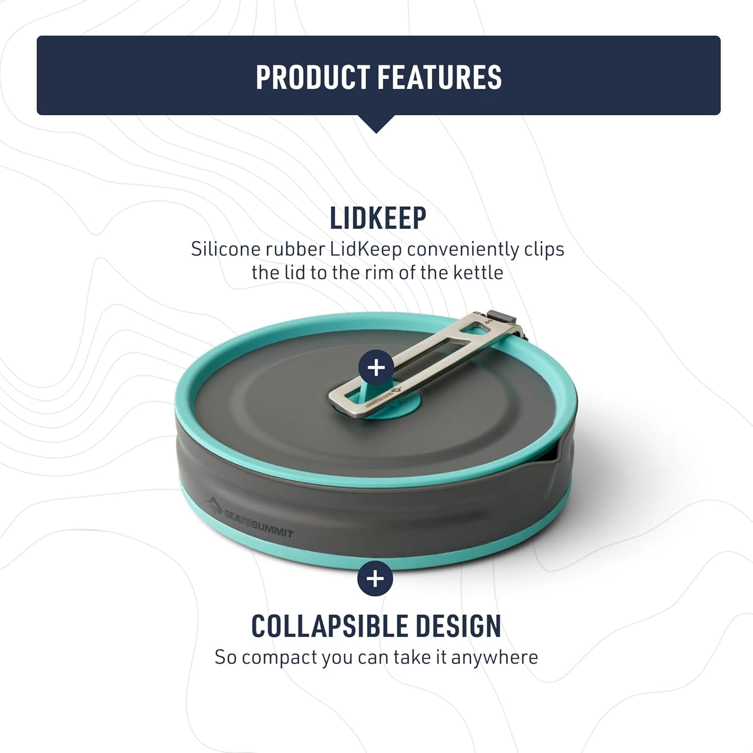 Sea to Summit Frontier UL Collapsible Pouring Pot, 2.2 Liter Volume image number 5
