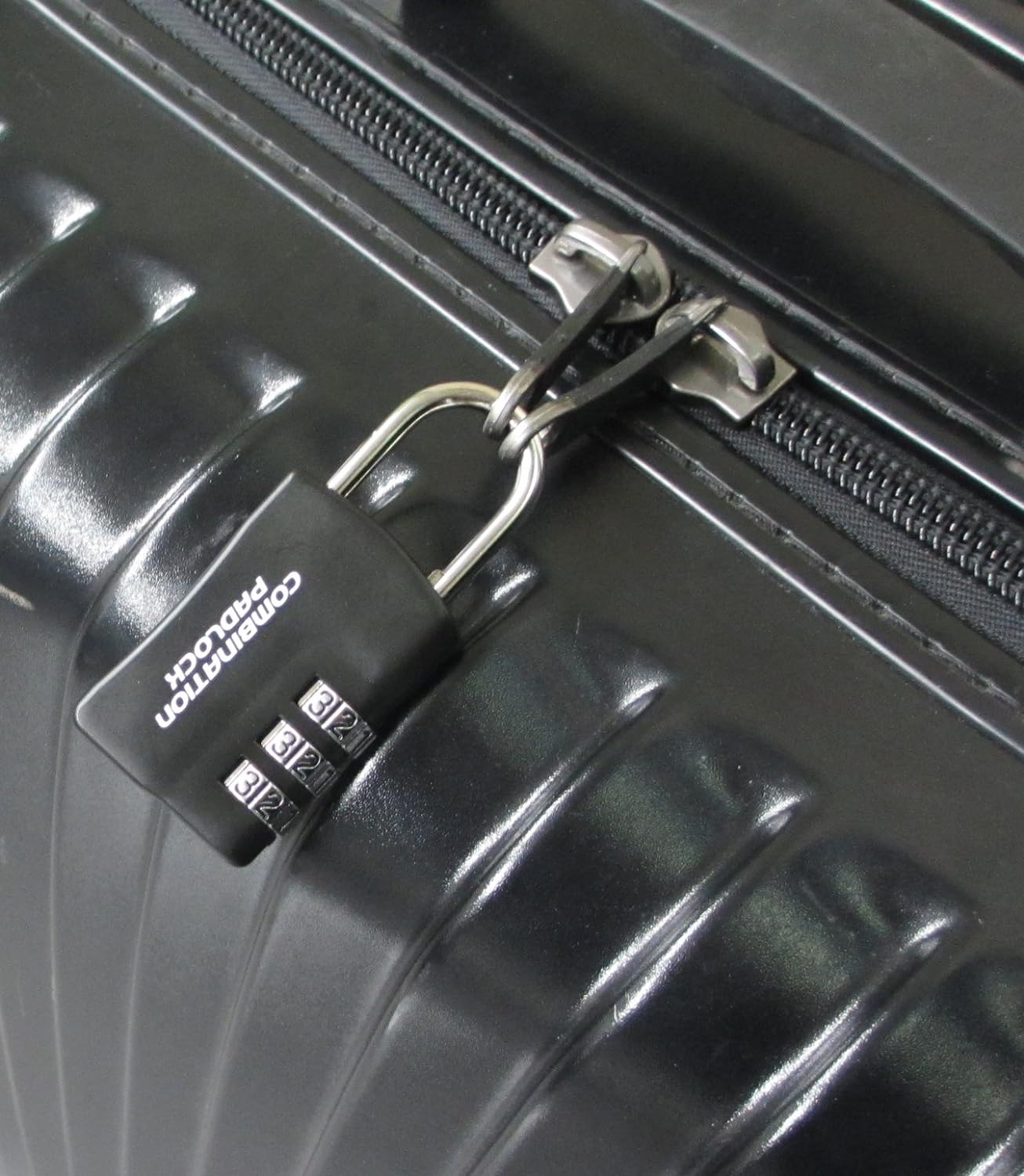 Nomuratec N-1286 Padlock RK Dial Padlock with Reset Function, 3-Stage Type (1,000 Ways), Emergency Release Small Key Identical Type