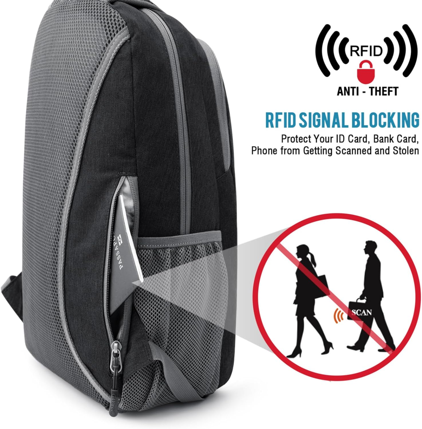 G4Free 16L Small Hiking Backpack, Compact Travel Backpack Lightweight Daypack Waterproof for Men Women School Outdoor image number 4