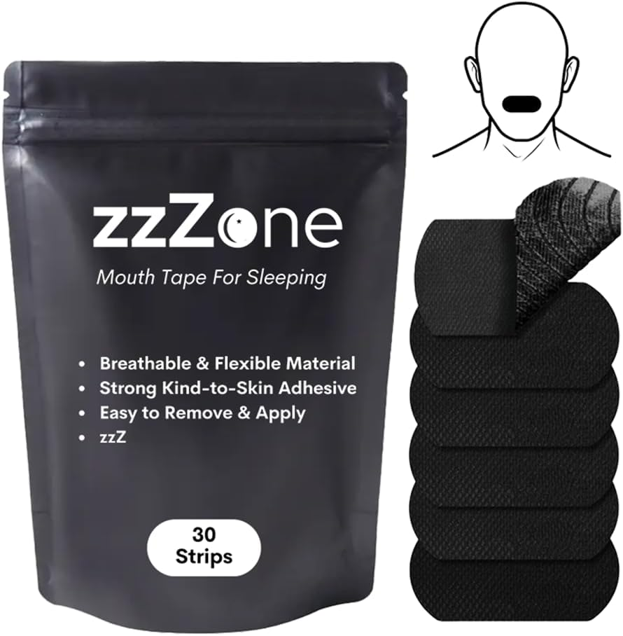 Mouth Tape for Sleeping anti Snoring Sleep Tape | Pack of 30 Sleep Strips image number 1