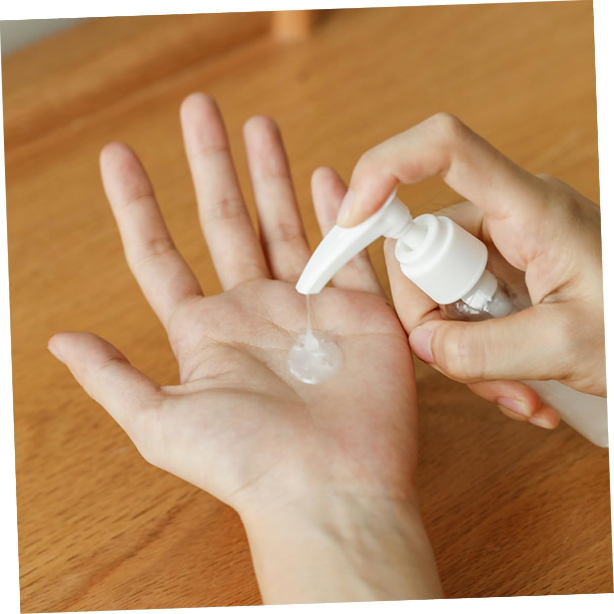 Toddmomy 10Pcs Plastic Pump Head Replacement Dispenser Pump for Makeup Bottle Accessories Easy Press down Bottle Dispenser Use image number 1