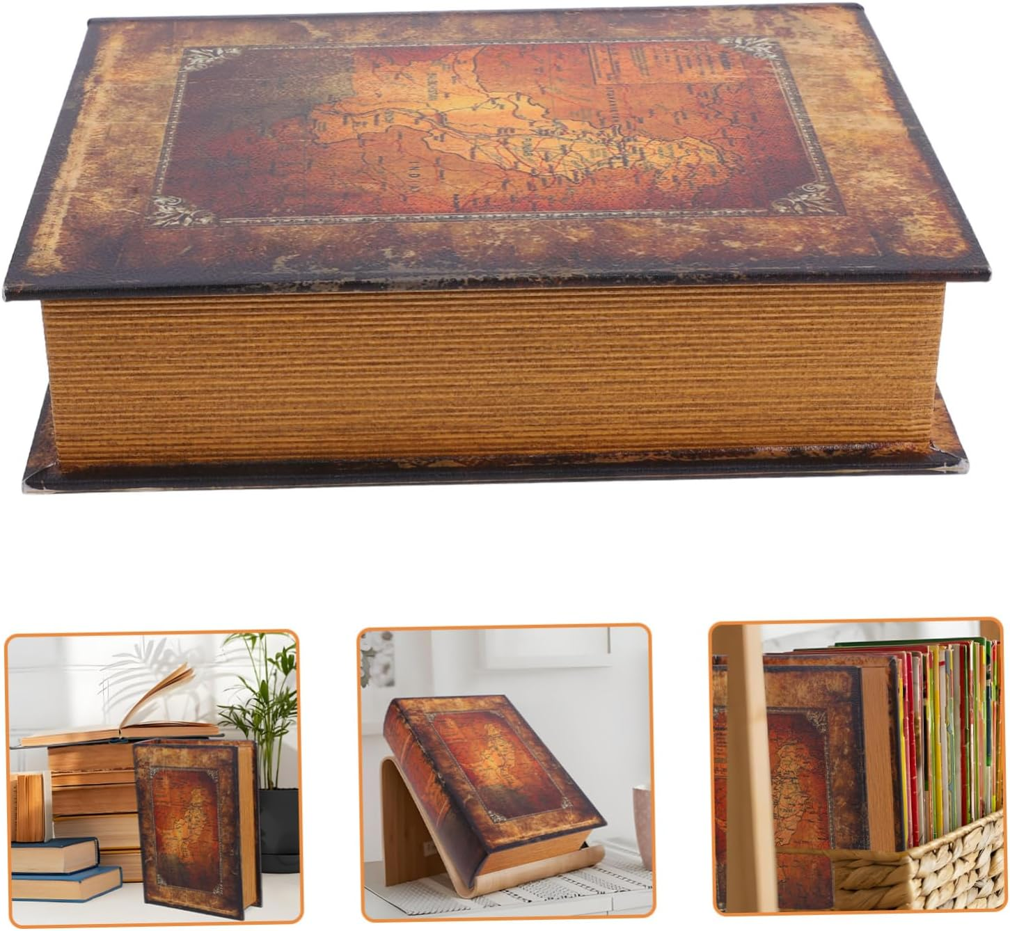GLEAVI Simulation Book Box for Key Storage Fake Book Shaped Jewelry Box Home Decor Organizers for Key Storage and Bookshelf Decoration image number 3