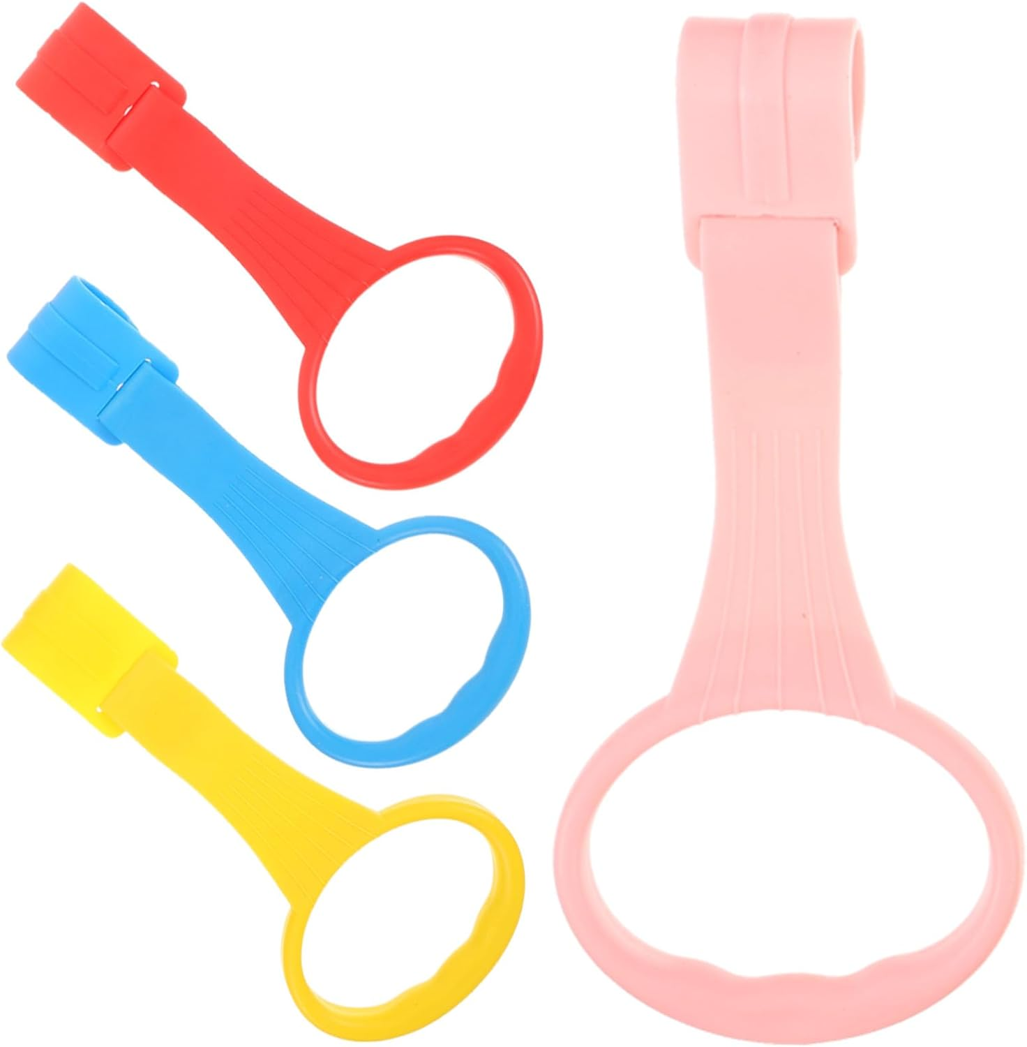 4Pcs Baby Crib Pull Rings for Infants Colorful Hand Pull Rings for Toddler Standing Assistance for Nursery Use and Learning Balance image number 3