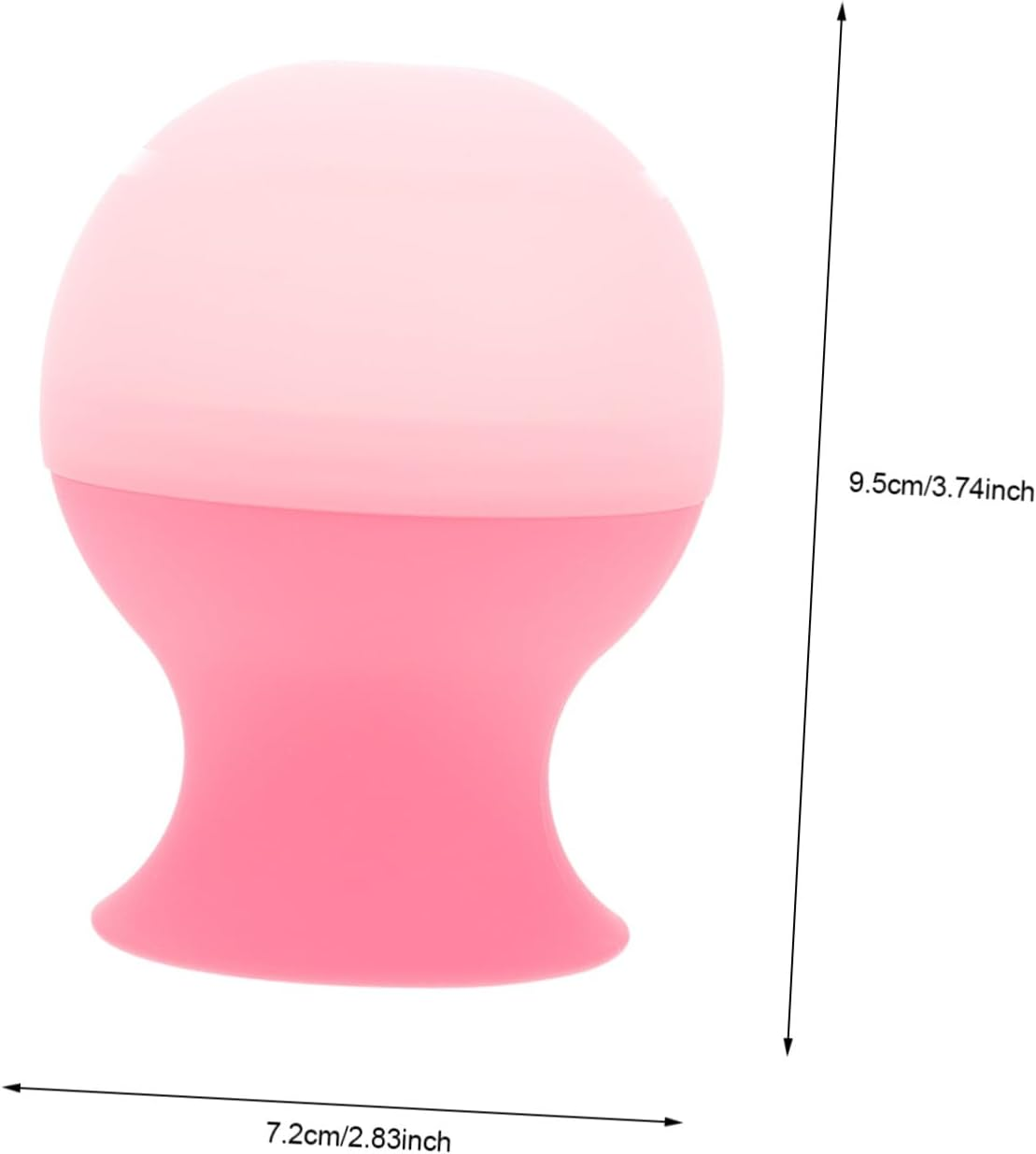 CATIEBYE Silicone Face Ice Roller Mold for Skin Care Facial Ice Roller for Eye and Face Massage Pink Facial Silicone Icing Tool for Reducing Puffiness and Improving Elasticity image number 4