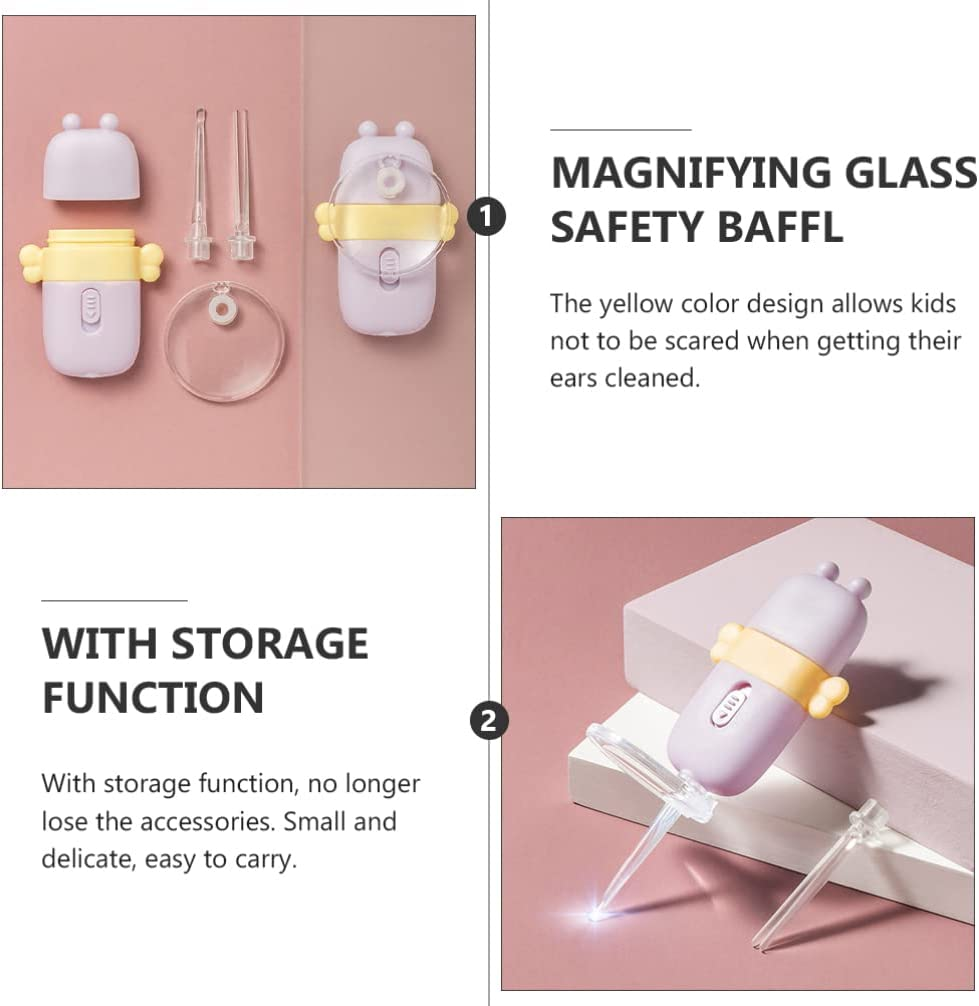 Toddmomy 1Pc Baby Ear Picker with Light Ear Cleaning Kit Ear Wax Removal for Babies image number 5