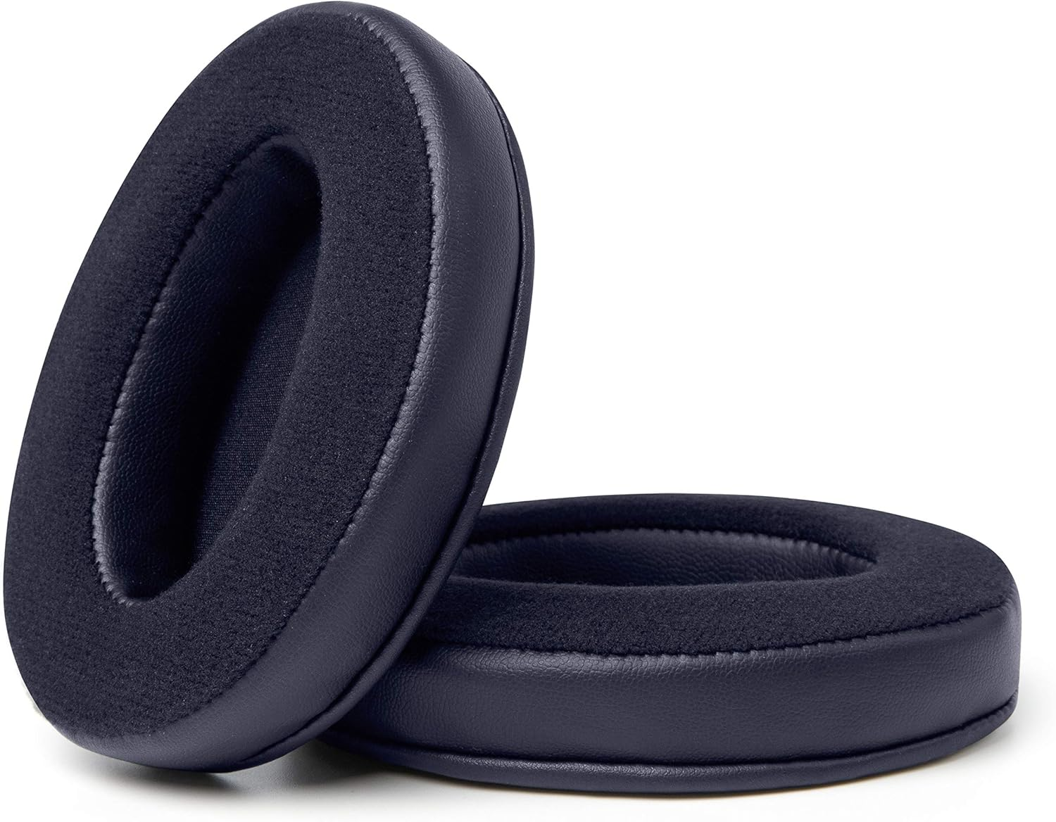 WC Padz Velour - the Ultimate Upgraded Earpads by Wicked Cushions - Compatible with Audio Technica, Hyperx, Steelseries Arctis & More - Extra Thick - Bigger Opening - Softer Memory Foam | (Black) - Black image number 5