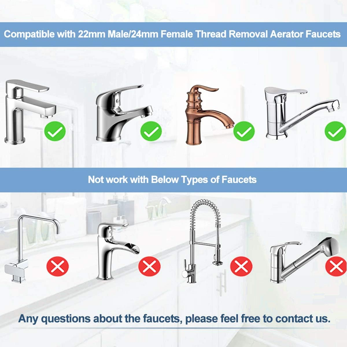 Hand Shower Sink Shower Hose Sprayer for Hair Washing,Faucet Rinser Set with Faucet Adapter, Shower Stand and Hose - for Utility Room, Bathroom, Laundry Tub HG522 image number 4