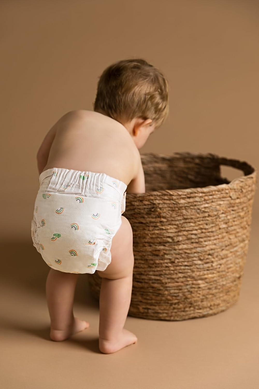 Tooshies Eco Nappies Size 4 Toddler 10-15Kg, 72 Count, White + Tooshies Aloe Vera & Chamomile Eco Wipes, 1120 Pack + Tooshies Biodegradable Nappy Bags, 40Pk, Green image number 4