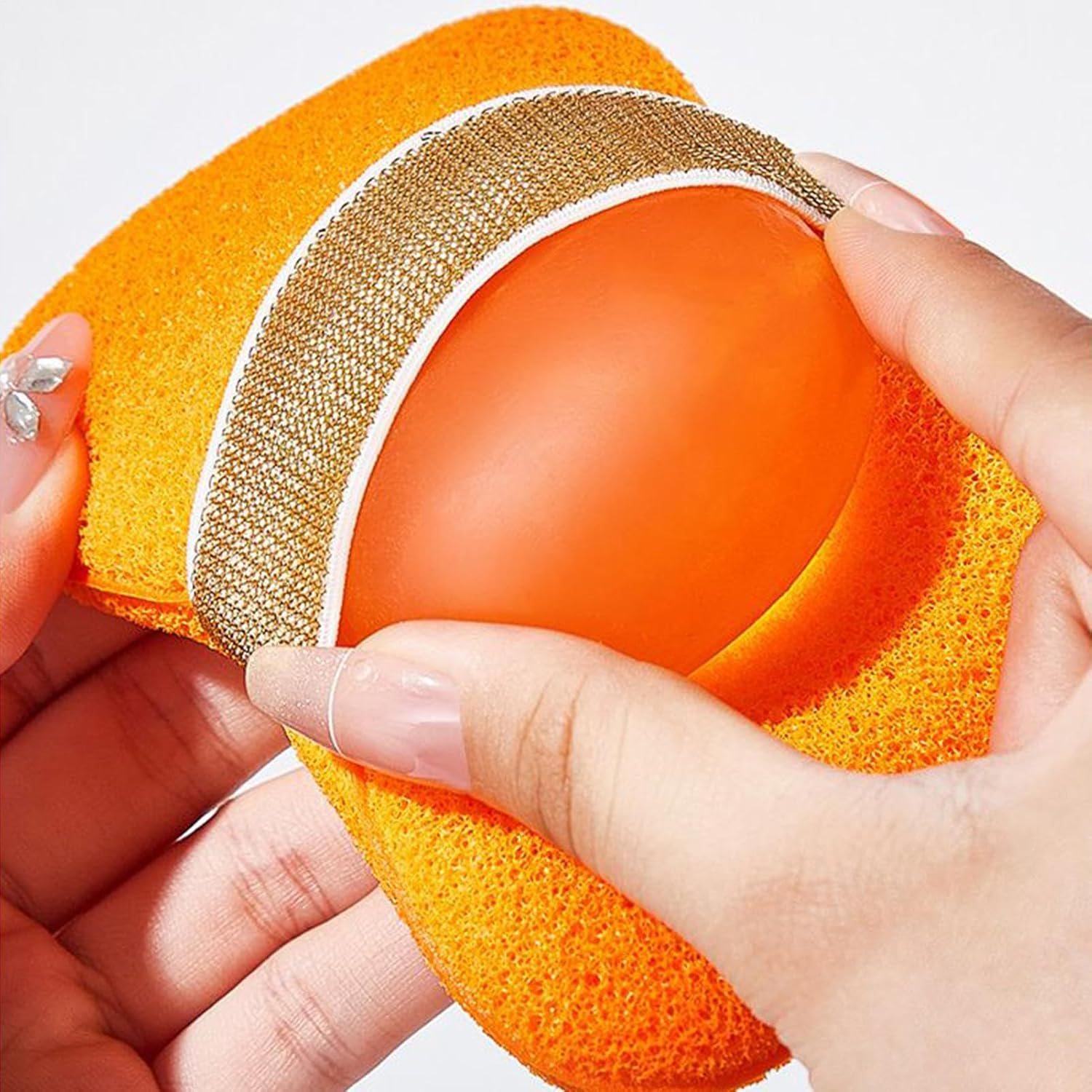 Bar Soap Pouch - Soap Saver Bag | Bar Holder Loofah Pocket for Daily Shower Bathroom Travel Hotel Yoga Campsite Gym Vacation image number 5