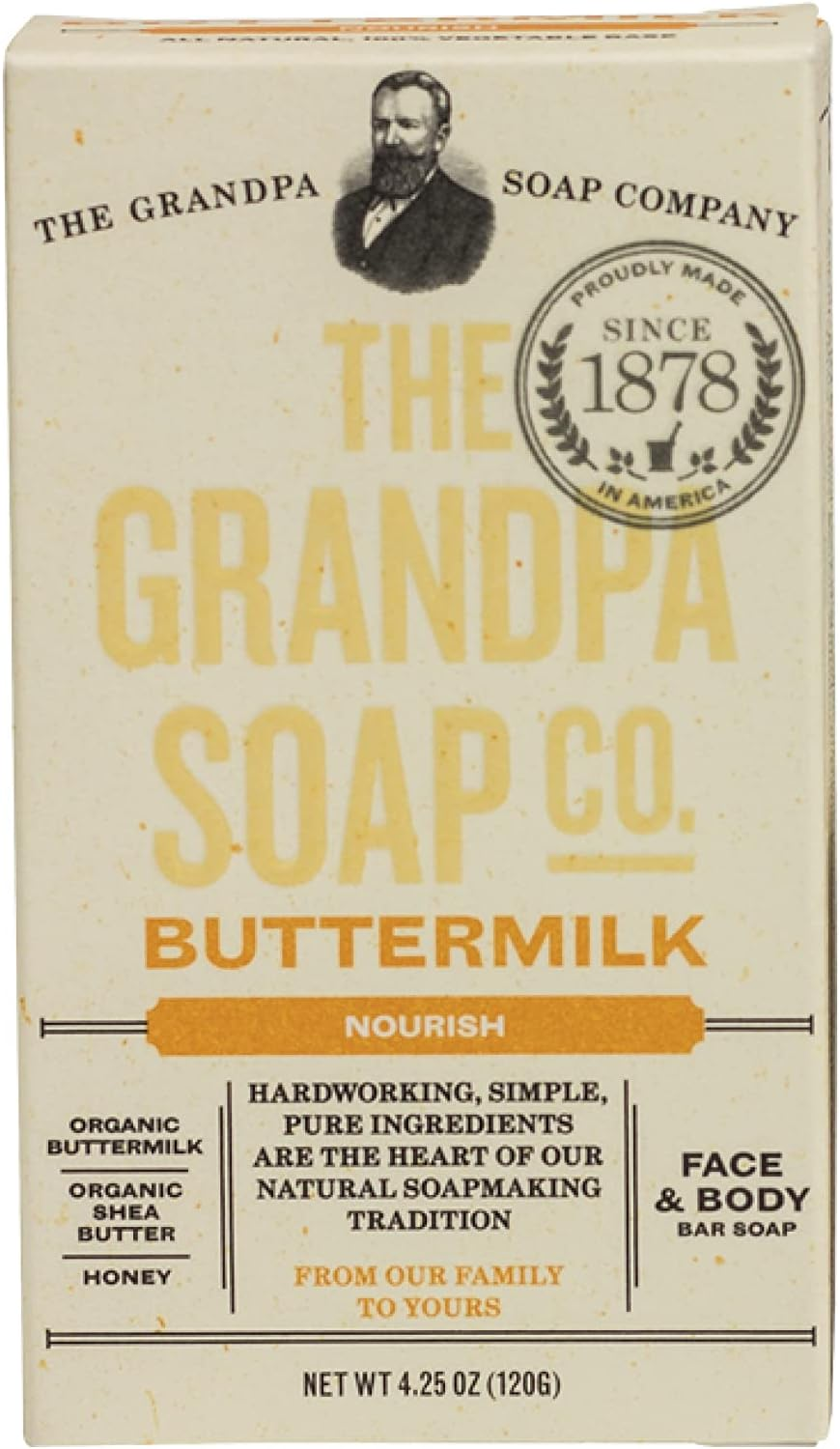 GRANDPAS SOAP Soap Bar Buttermilk, 4.25 Ounce image number 2