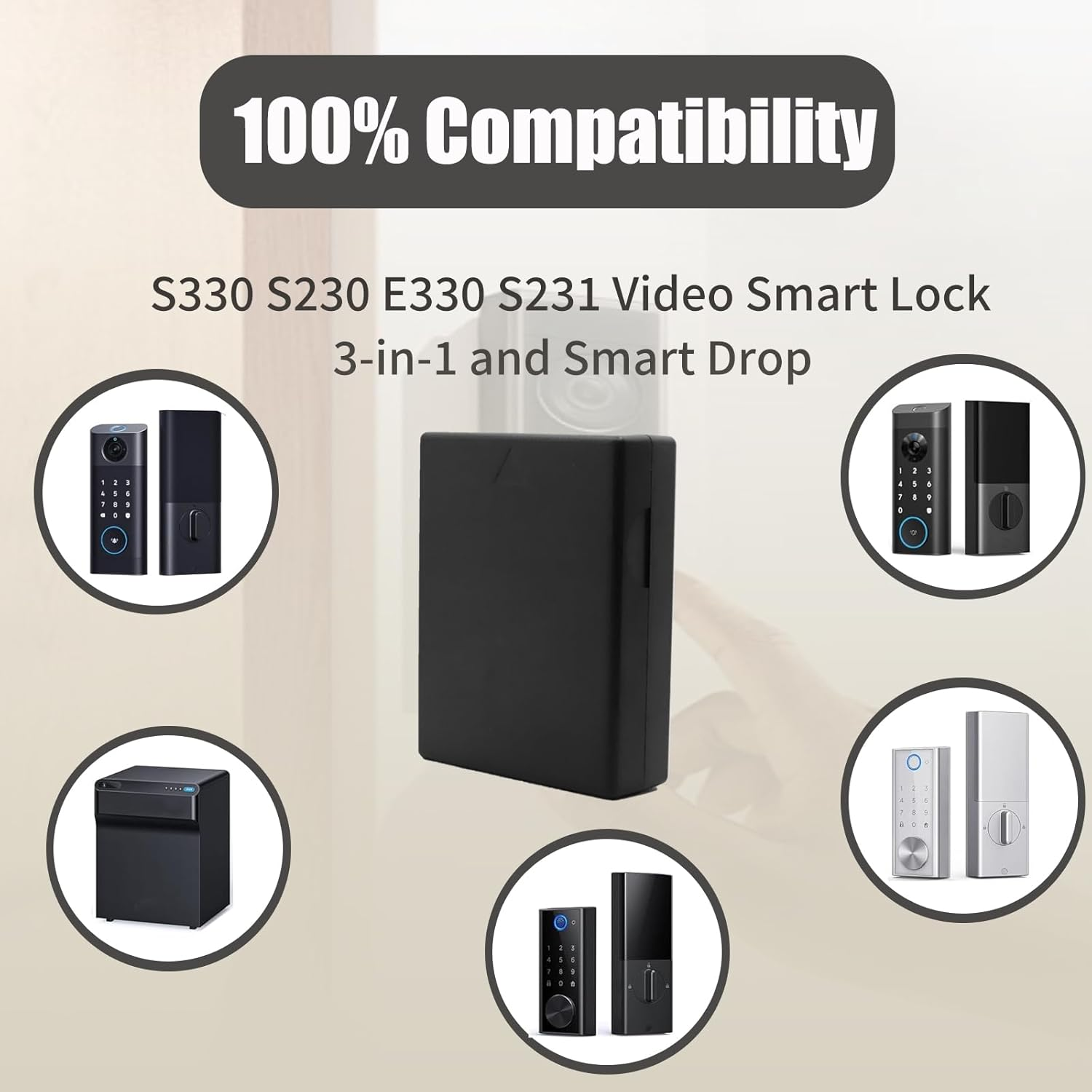 Abatinvo 10500Mah S330 Battery Compatible with Eufy S330 S230 E330 S231 Video Smart Lock 3-In-1 and Smart Drop image number 4