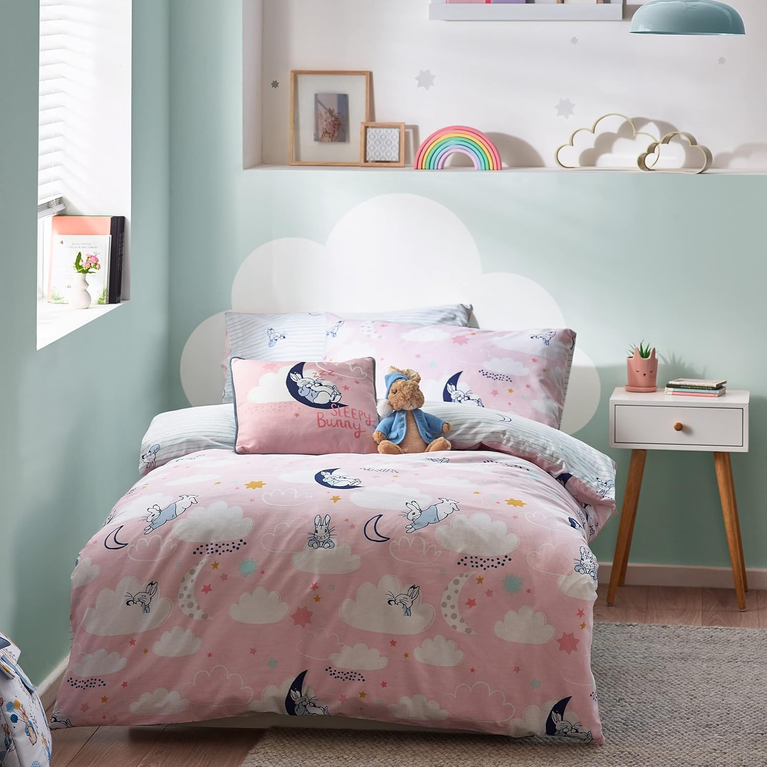 Peter Rabbit&trade; Sleepy Head Duvet Cover Set - Single - Ochre