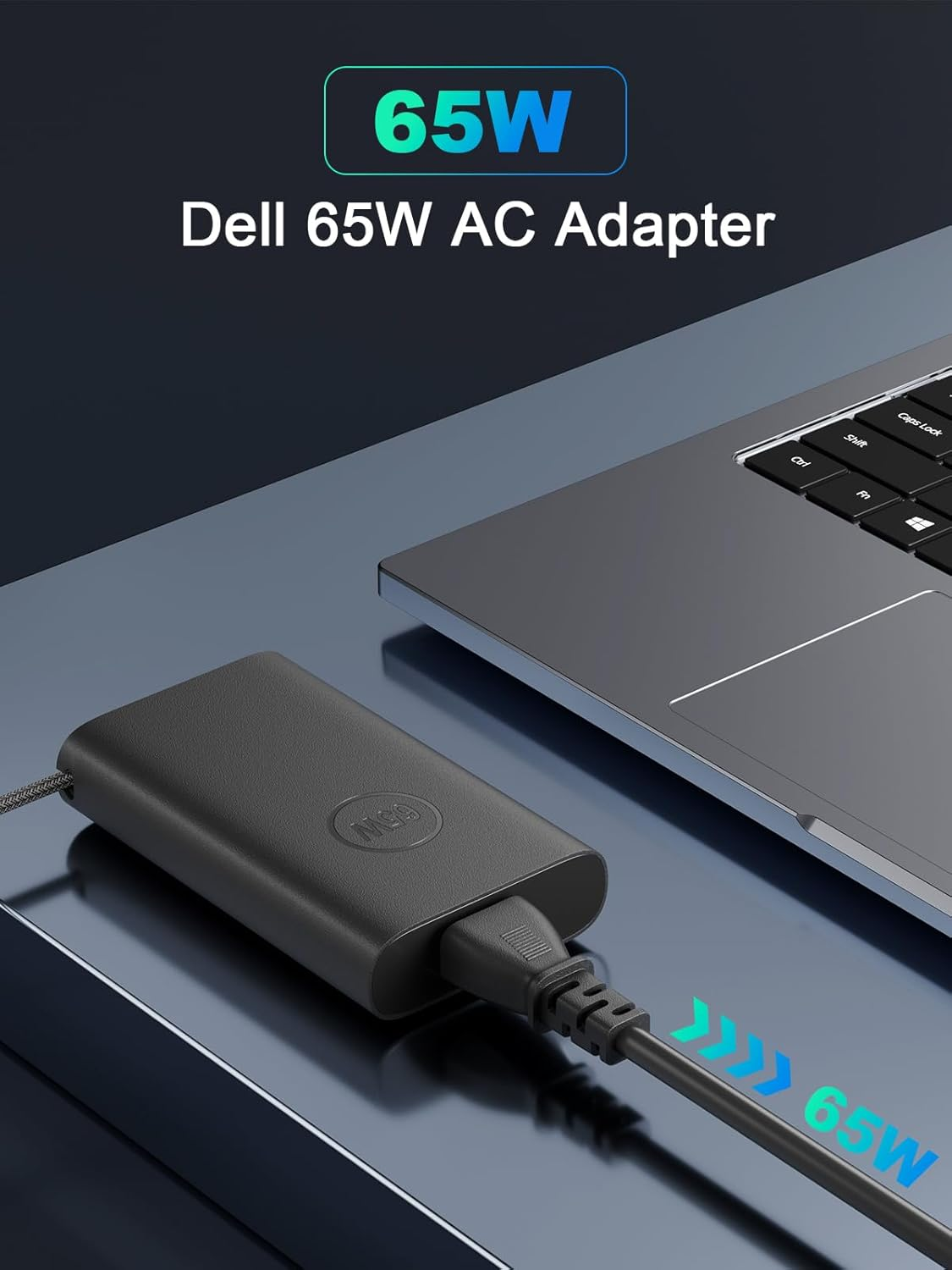 Dell 65W 45W USB-C Type C Laptop Charger for XPS 13 15 9345 9360 9550 9560 Latitude 5420 5520 7420 7480 7490 Chromebook 3100 3400 5190 AC Adapter Power Cord image number 1