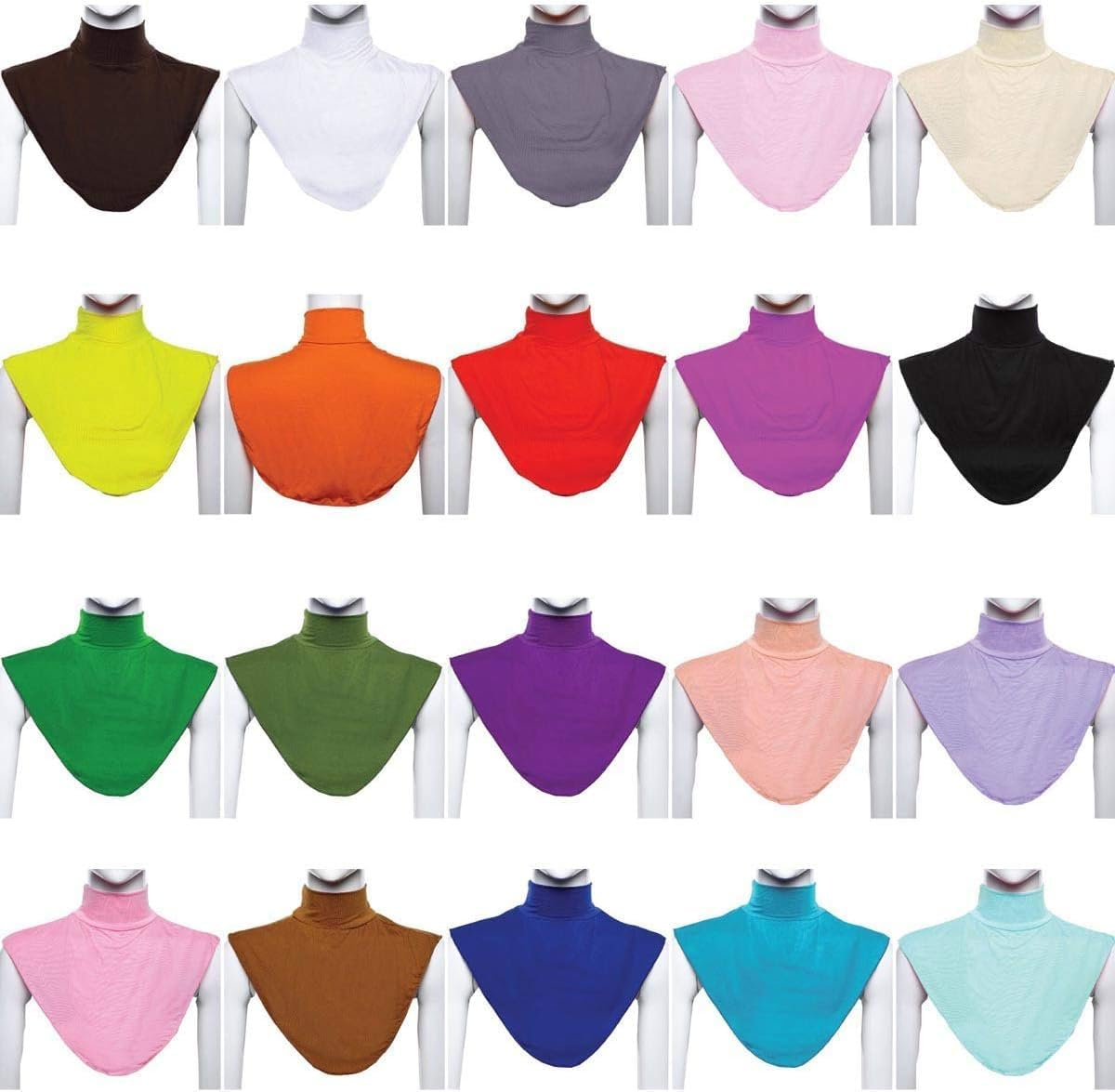 Fake Collar Hijab Extensions Neck Cover under Top Comfortable and Environmentally Useful Design image number 3