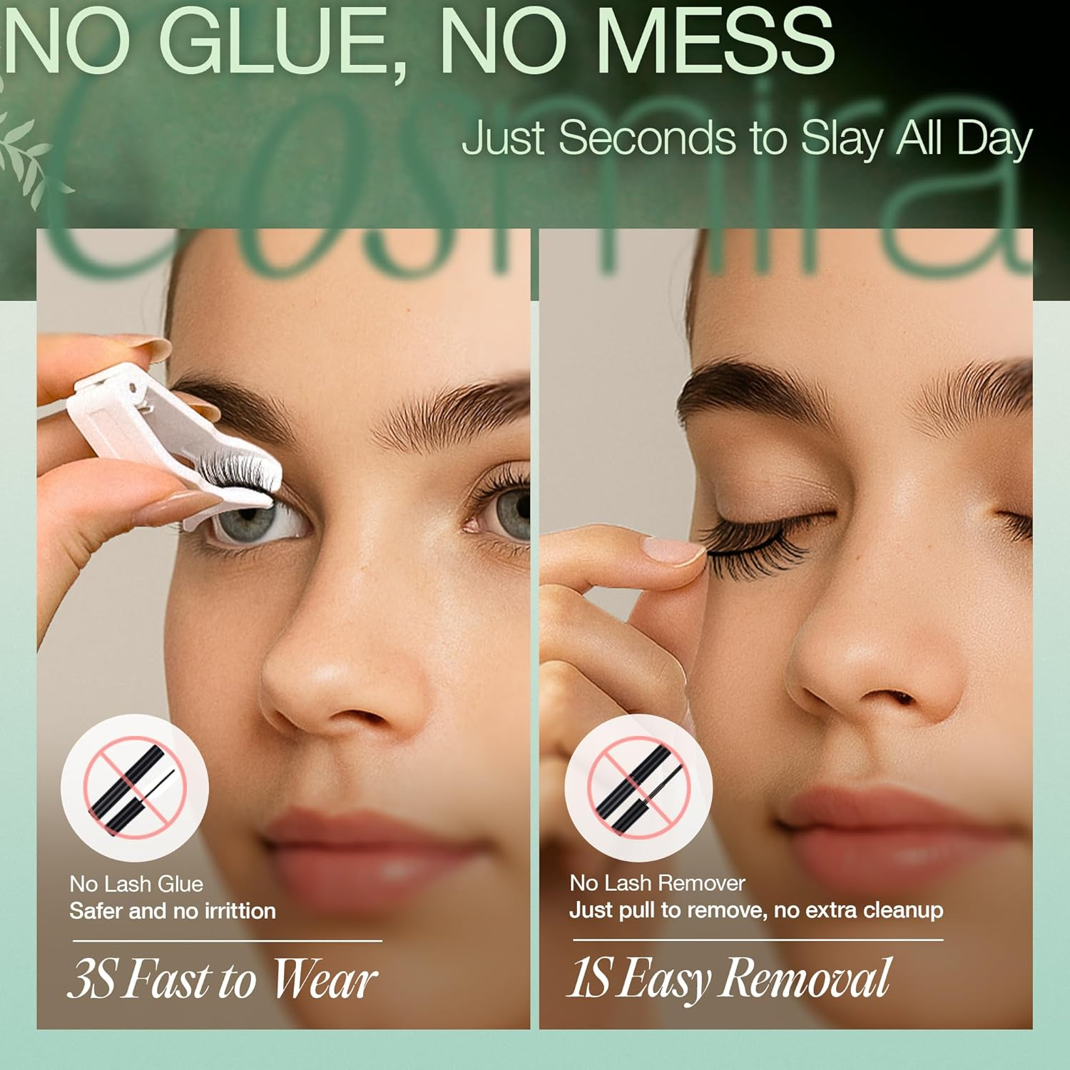 LASHVIEW Upgrade Soft Magnetic Eyelashes with Applicator, Reusable Soft Magnetic Lashes Natural Look, No Glue Needed,Comfort& Convenient Portable All-In-One Box (RCY24) image number 5