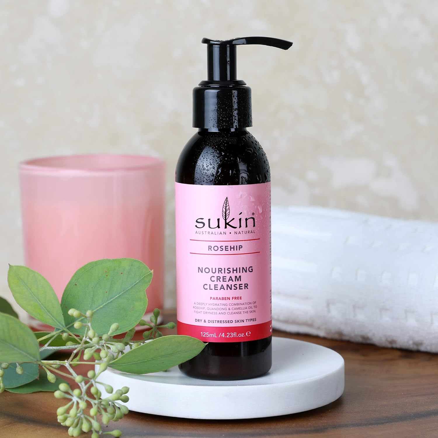SUKIN ROSEHIP NOURISHING CREAM CLEANSER 125ML image number 5