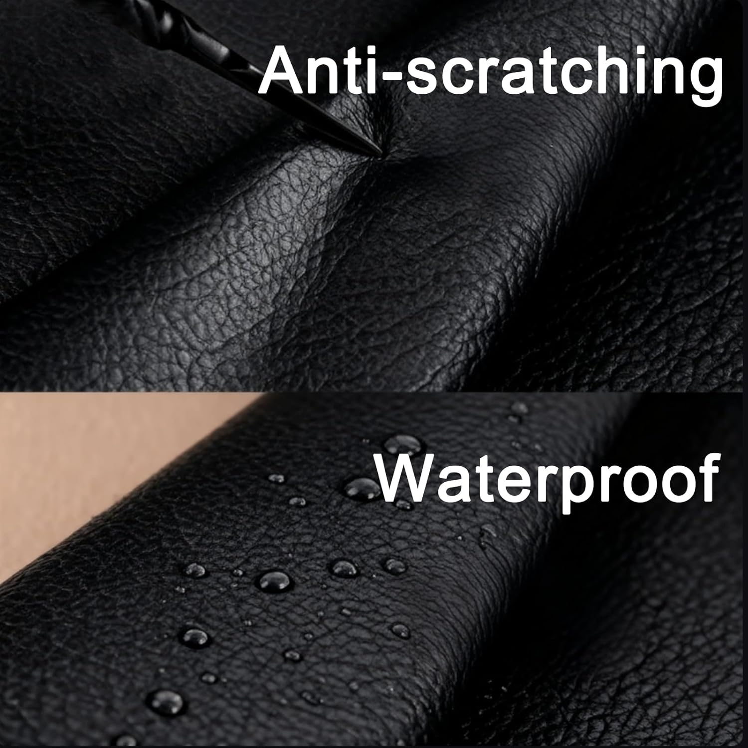 Vivva Leather Repair Tape, 137Cm X 50Cm Self-Adhesive Leather Repair Patch for Couch Furniture Sofas Car Seats, Advanced PU Vinyl Leather Repair Kit (Black) image number 6