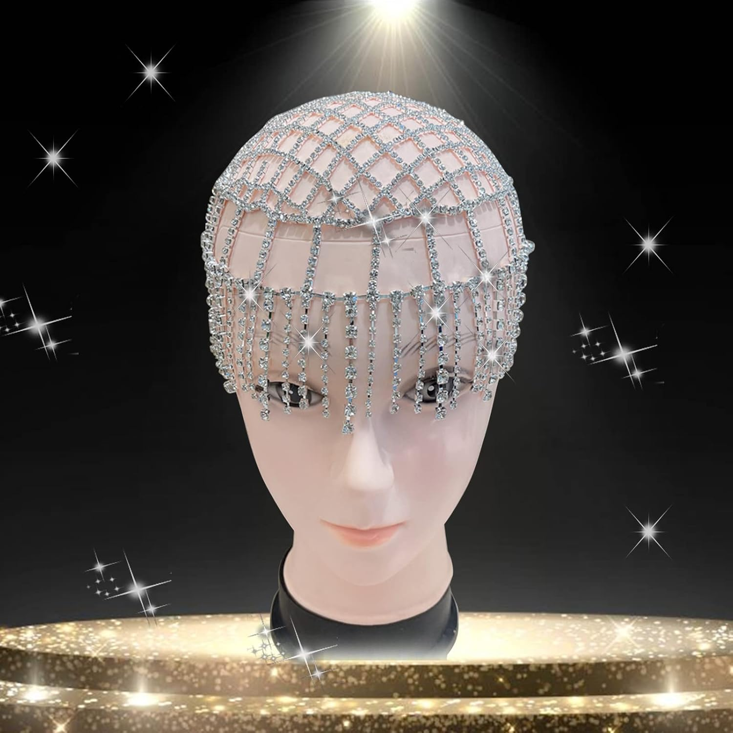 NICENEEDED Kopfschmuck Aus Strass - Style 13 image number 3