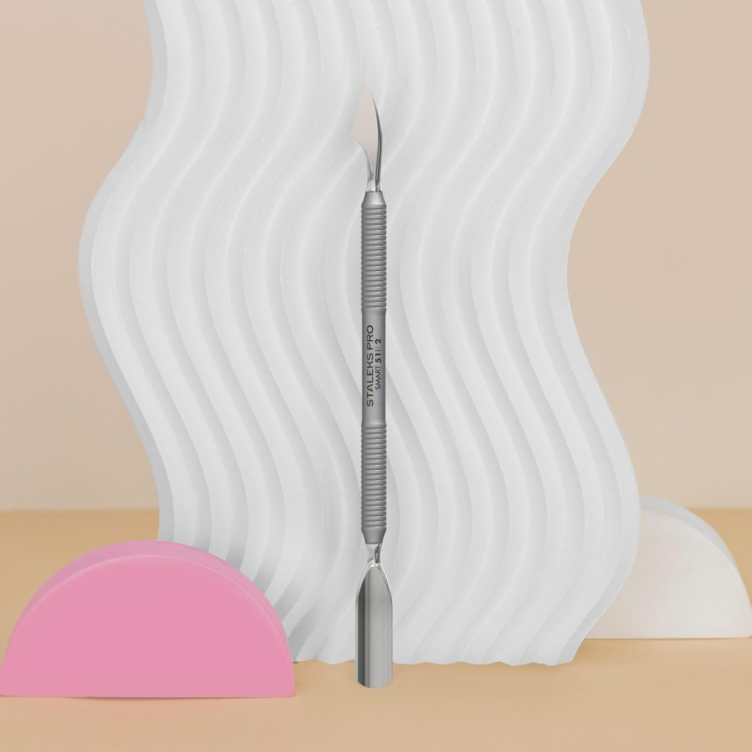 STALEKS Smart 51 Type 2 Stainless Steel Cuticle Pusher image number 3