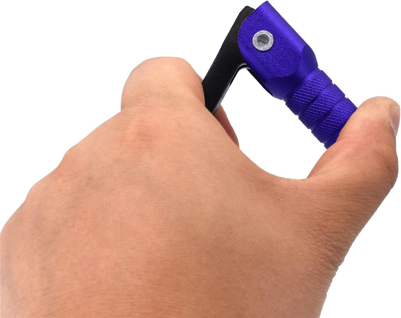 Gear Shift Lever, Alloy Aluminium Gear Shifter Lever Fits for Motorcycle BSE CRF 110 TTR 125 Motorcycle 50Cc 110Cc 250Cc Dirt Pit Bike(Black&Blue) - Blue image number 6