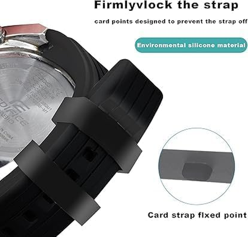 HDBHBH 8-Pack Watch Band Keeper Rings, Universal Replacement Watch Band Holder Clasps & Strap Loops for Garmin Smartwatches (16/18/20/22/24/26Mm), Durable TPU Fitness Tracker Accessories