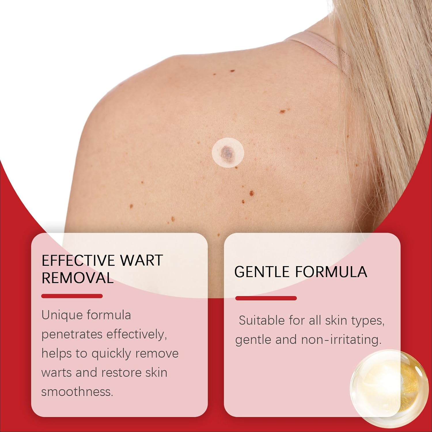 18Pcs Microneedle Skin Tag Patches &ndash; Gentle Microdarts with Plant-Based Formula, Sweatproof Daily Care Stickers for Face & Body, Comfort Fit for Sensitive Skin Designed for Daily Use（2 Pack） image number 1