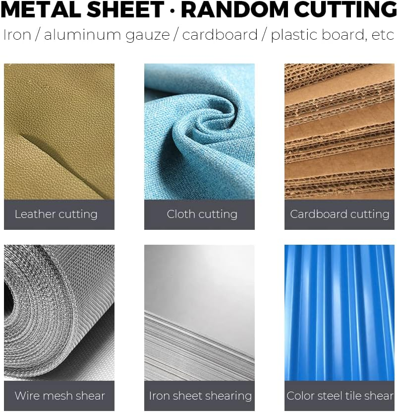 Yarra Supply Electric Metal Scissor 1.5Mm Metal Sheet Shear Cutter Cordless Electric Scissor, Brushless Metal Straight Cutter with LED, for Fabric Leather Felt Metal Sheets, Compatible MAKITA 18V image number 1