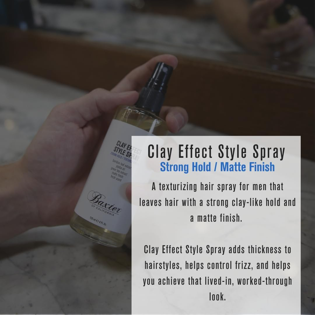 Baxter of California Clay Effect Style Hair Spray 120 Ml image number 3